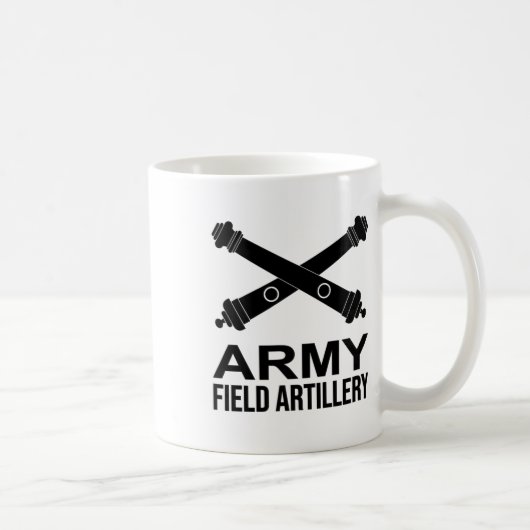 Army Field Artillery Branch Us Usa 1  コーヒーマグカップ (右)