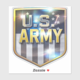 Army Flag Shield Sticker シール