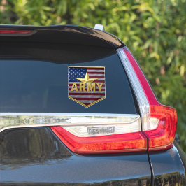 Army Flag Shield Sticker シール