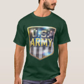 Army Flag Shield Tshirt Tシャツ (正面)