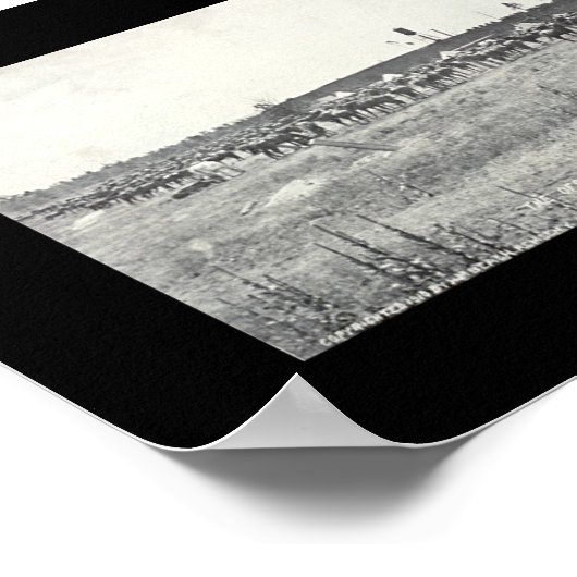 Army Fort Drum, NY写真1910 ポスター (角)