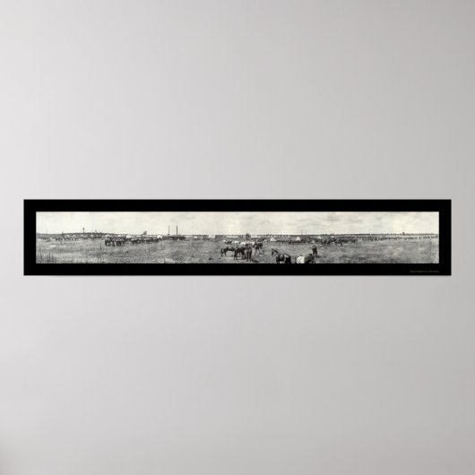 Army Fort Drum, NY写真1910 ポスター (正面)