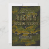 Army Graduation- Military - Soldier  招待状 (正面)