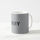 Army gray コーヒーマグカップ (正面右)