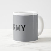 Army gray ジャンボコーヒーマグカップ (正面右)