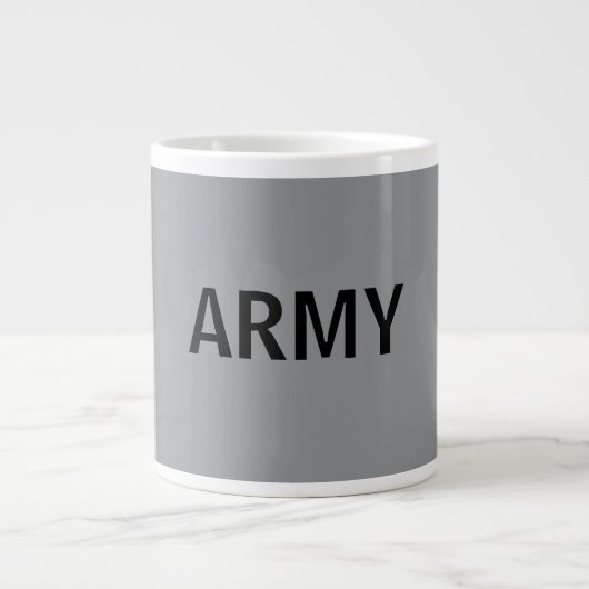Army gray ジャンボコーヒーマグカップ (正面)
