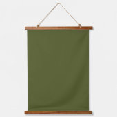 Army Green 26"x36" Vertical 吊り下げ型タペストリー (正面)