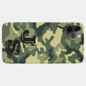 Army Green CamouflageパターンiPhone 11 Pro Max C Case-Mate iPhoneケース (裏面(横))