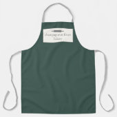 Army Green ChefまたはStaff Epronカスタムという名前 エプロン (正面)