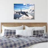 Army jet キャンバスプリント (インサイチュ (寝室))