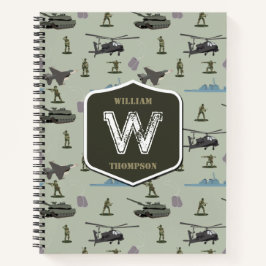 Army Military Camouflage Green Camo Pattern ノートブック