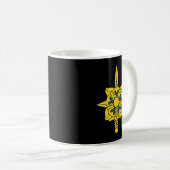 Army Military Intelligence Branch Veteran Morale  コーヒーマグカップ (正面右)