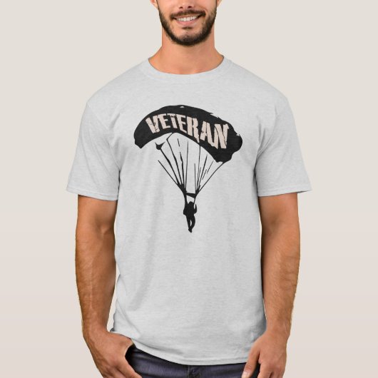 Army Paratrooper Veteran Tシャツ (正面)