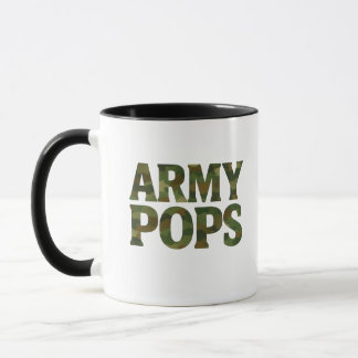 "ARMY POPS" 迷彩マグカップ | 軍人のお父さんやおじいさんへ マグカップ
