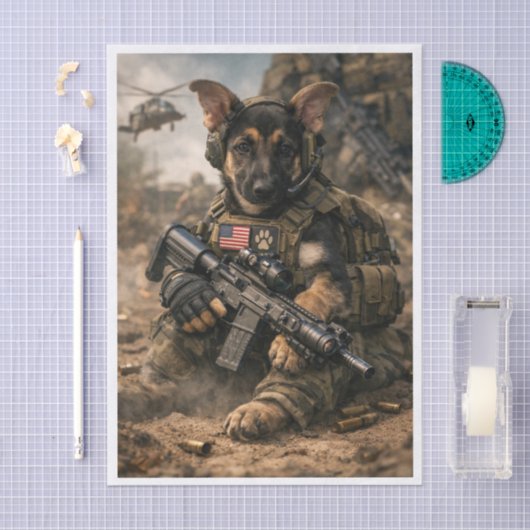 Army Pupper  薄葉紙 (クラフト)
