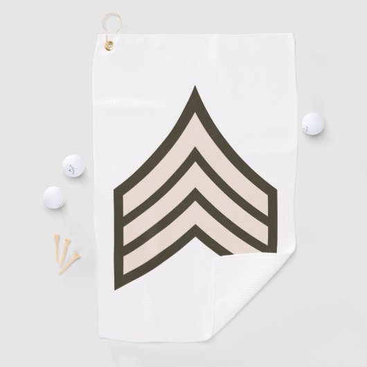 Army Sergeant rank ゴルフタオル (インサイチュ)
