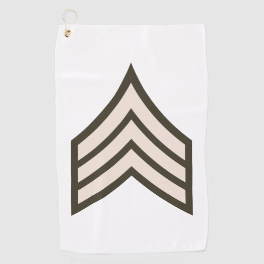 Army Sergeant rank ゴルフタオル (正面)