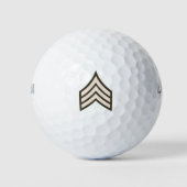 Army Sergeant rank ゴルフボール (正面)