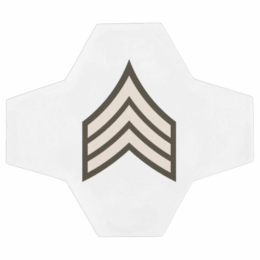 Army Sergeant rank サッカーボール (フラット)