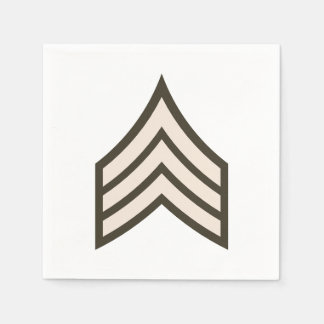 Army Sergeant rank スタンダードカクテルナプキン