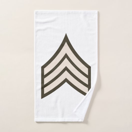 Army Sergeant rank ハンドタオル (ハンドタオル)