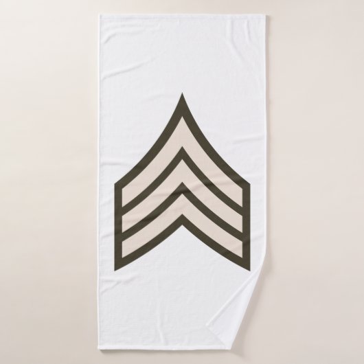 Army Sergeant rank バスタオル (バスタオル)