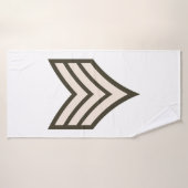 Army Sergeant rank バスタオル (バスタオル)