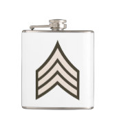 Army Sergeant rank フラスク (正面)