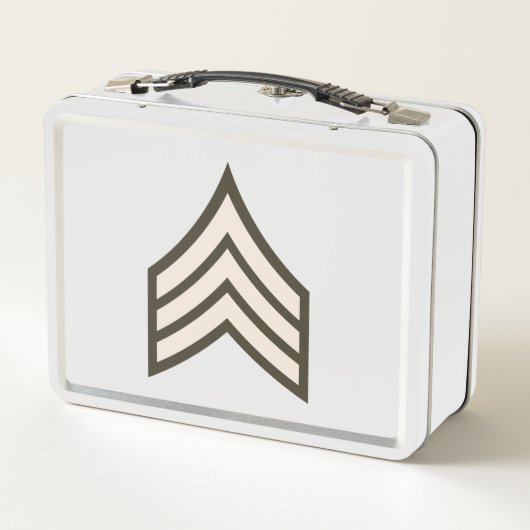 Army Sergeant rank メタルランチボックス (裏面)