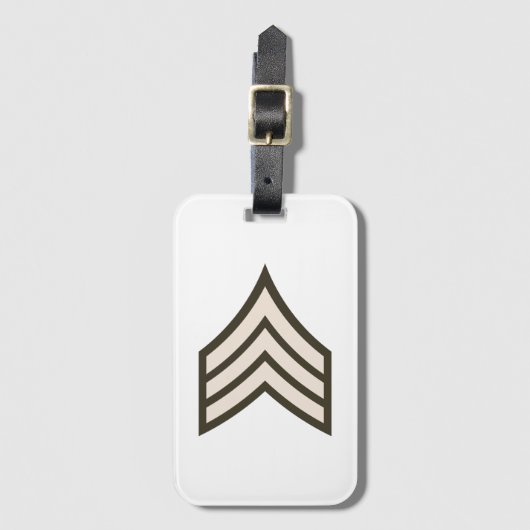 Army Sergeant rank ラゲッジタグ (正面縦)