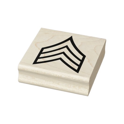 Army Sergeant rank ラバースタンプ (スタンプ)
