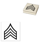 Army Sergeant rank ラバースタンプ (押印)