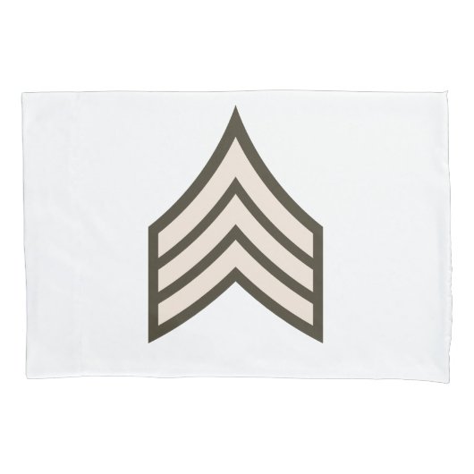 Army Sergeant rank 枕カバー (正面)