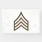 Army Sergeant rank 横断幕 (横)