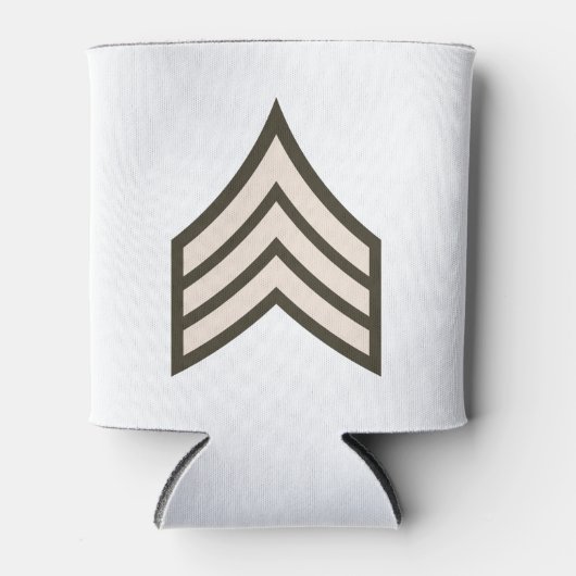 Army Sergeant rank 缶クーラー (正面)