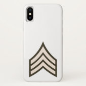 Army Sergeant rank Case-Mate iPhoneケース (裏面)