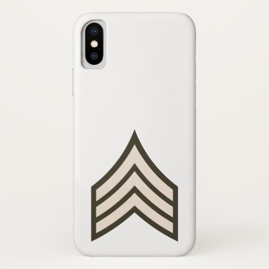 Army Sergeant rank Case-Mate iPhoneケース (裏面)