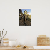 Army soldier scouts for enemy activity ポスター (キッチン)