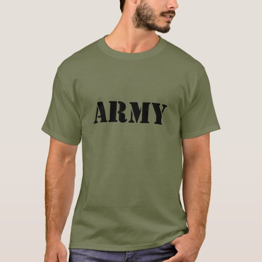 ARMY Tシャツ – カラーカスタマイズティー (正面)