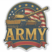 Army Tank シール (正面)
