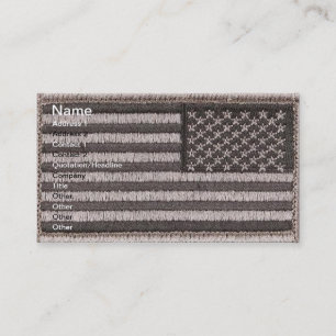 Army Uniform US Flag (UCP Color)名刺 名刺