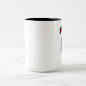 Army USASOC Special Ops SOCパッチ退役軍人 ツートーンマグカップ (中央)