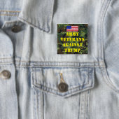 Army Veterans Against Trump Button 缶バッジ (インサイチュ)