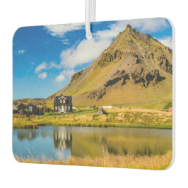 Arnarstapi Amtmansshusと山スタファエル，アイスランド カーエアーフレッシュナー