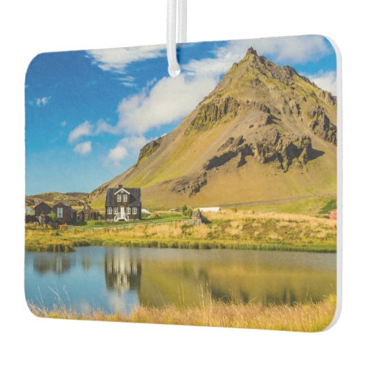 Arnarstapi Amtmansshusと山スタファエル，アイスランド カーエアーフレッシュナー (左)