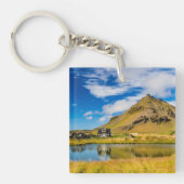 Arnarstapi Amtmansshusと山スタファエル，アイスランド キーホルダー (正面)