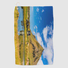 Arnarstapi Amtmansshusと山スタファエル，アイスランド ゴルフタオル