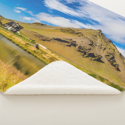 Arnarstapi Amtmansshusと山スタファエル，アイスランド シェルパブランケット (3/4)