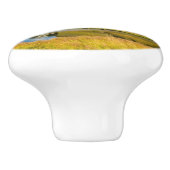 Arnarstapi Amtmansshusと山スタファエル，アイスランド セラミックノブ (側面)