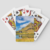 Arnarstapi Amtmansshusと山スタファエル，アイスランド トランプ (裏面)